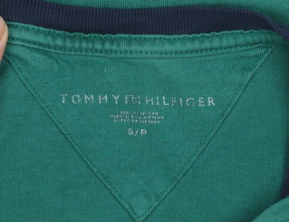 Mens UK Size S Tommy Hilfiger Green  T-Shirt