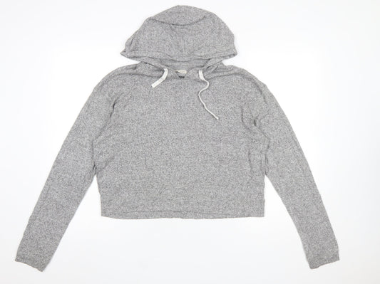 Womens UK Size S Hollister Grey Pullover Hoodie