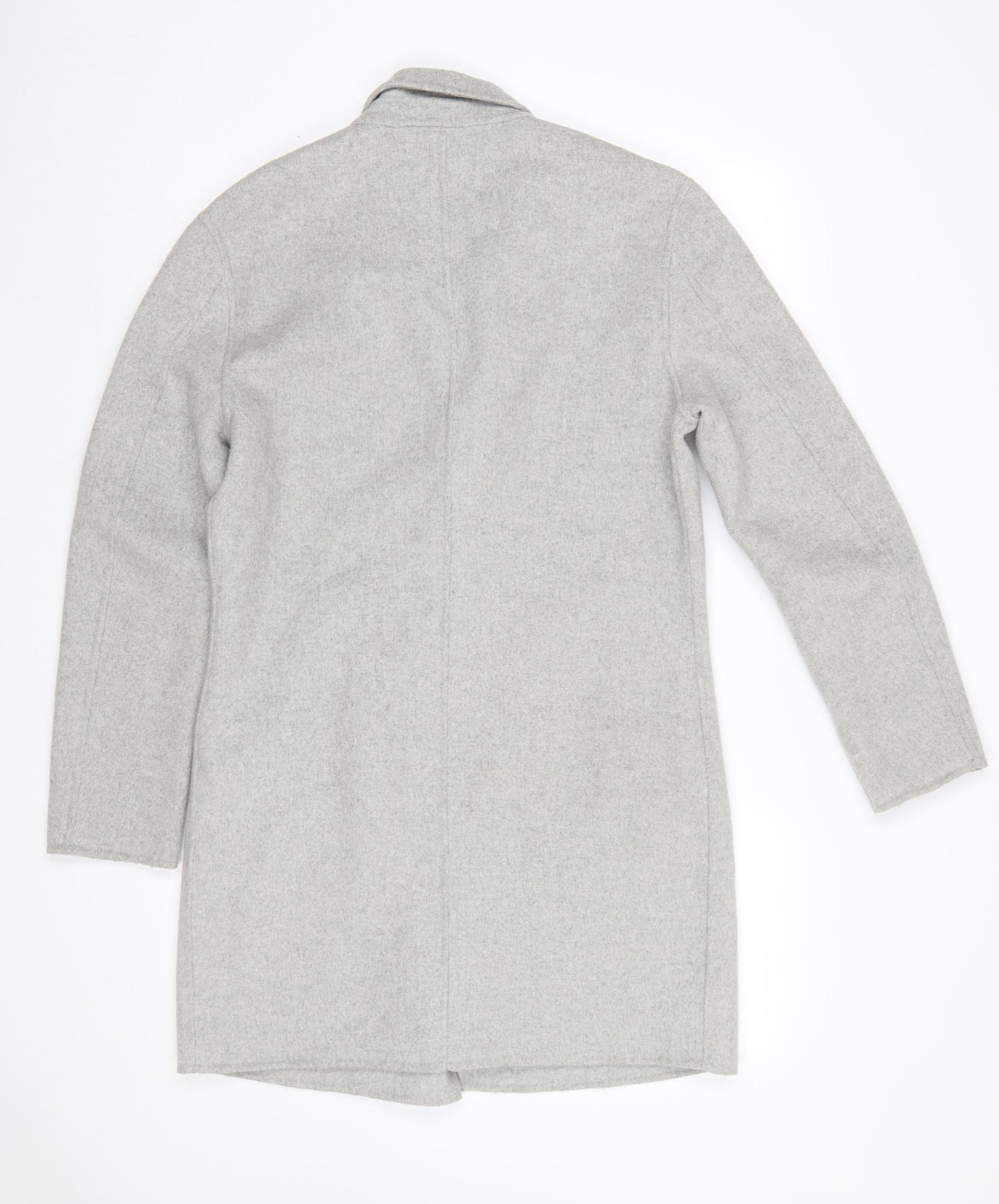Mens UK Size S Zara Man Grey Overcoat