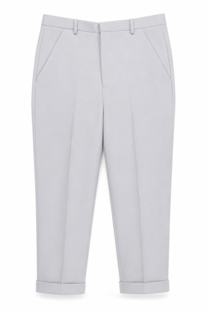 Womens UK Size 12 ASOS Regular Fit Chino Grey Trousers