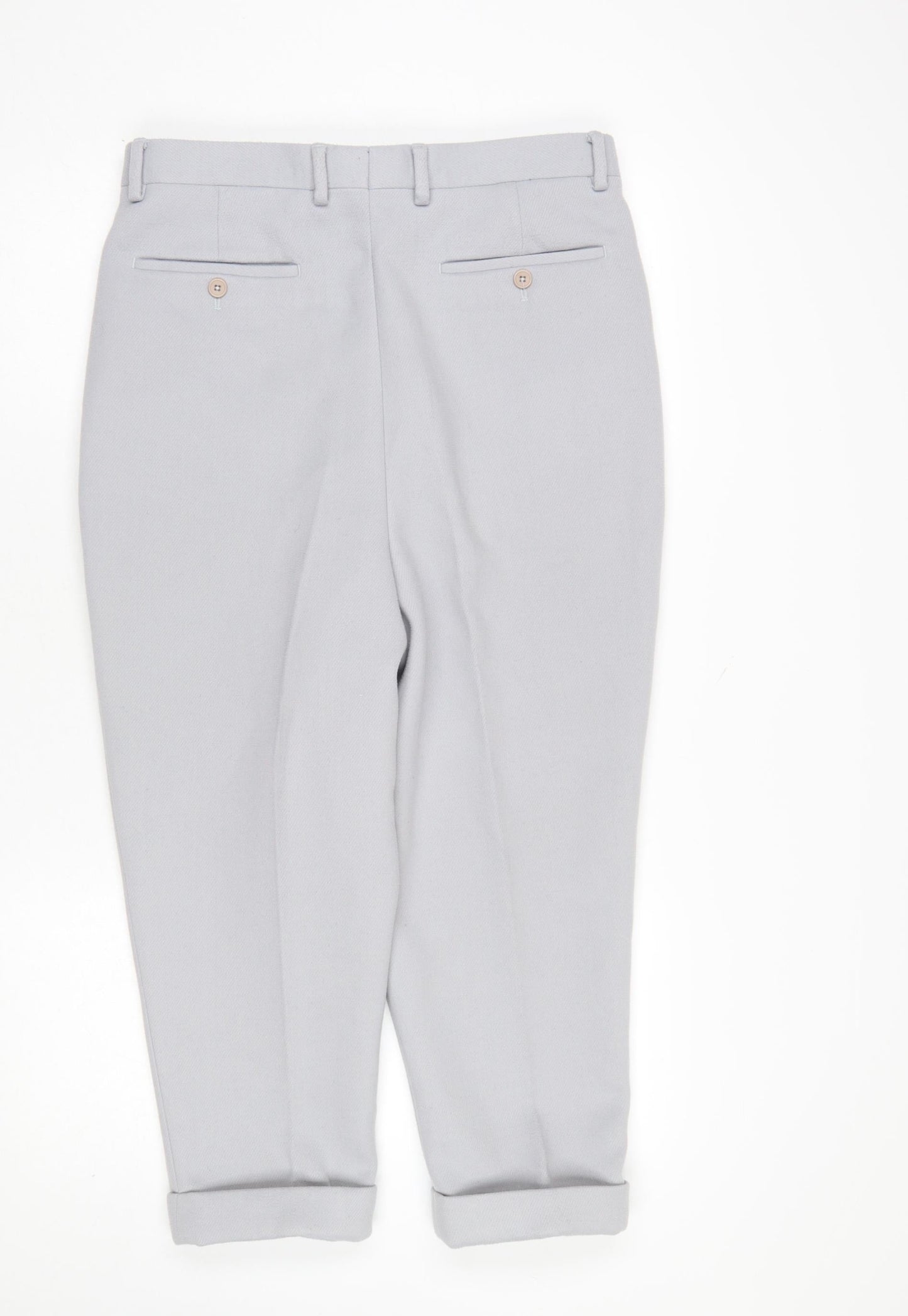 Womens UK Size 12 ASOS Regular Fit Chino Grey Trousers