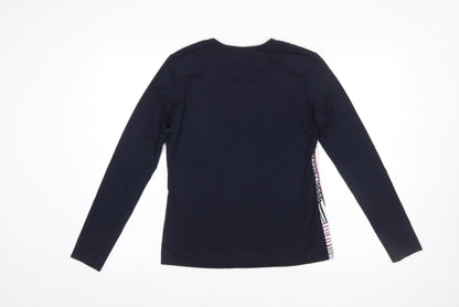 Eugen Klein Women’s Multicoloured Long Sleeve Jersey T-Shirt Size 10