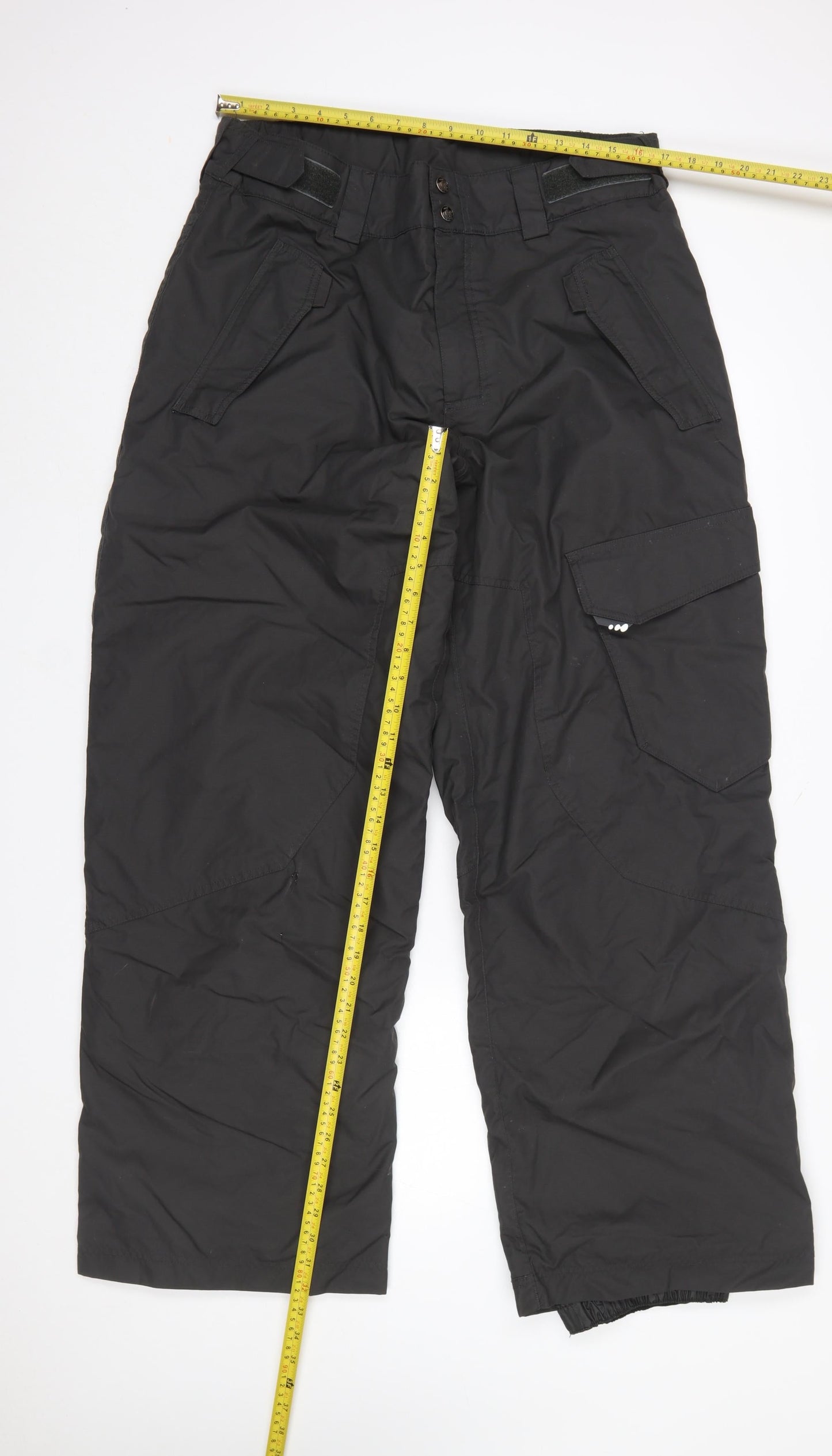 Mens UK Size XL Wedze Regular Fit Snow Pants Black Trousers