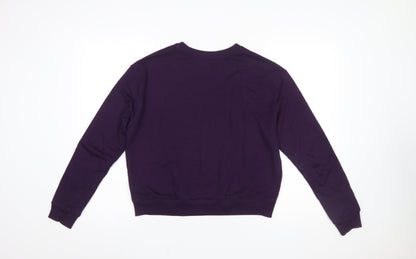 Womens UK Size 14 Max Purple Pullover Sweatshirt