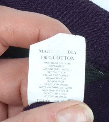 Womens UK Size 14 Max Purple Pullover Sweatshirt