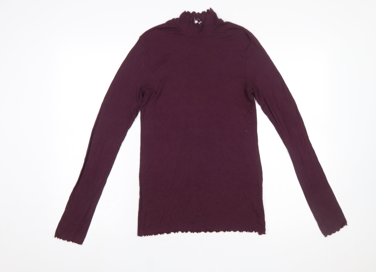 Womens UK Size S Gap Purple Basic T-Shirt