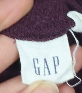 Womens UK Size S Gap Purple Basic T-Shirt