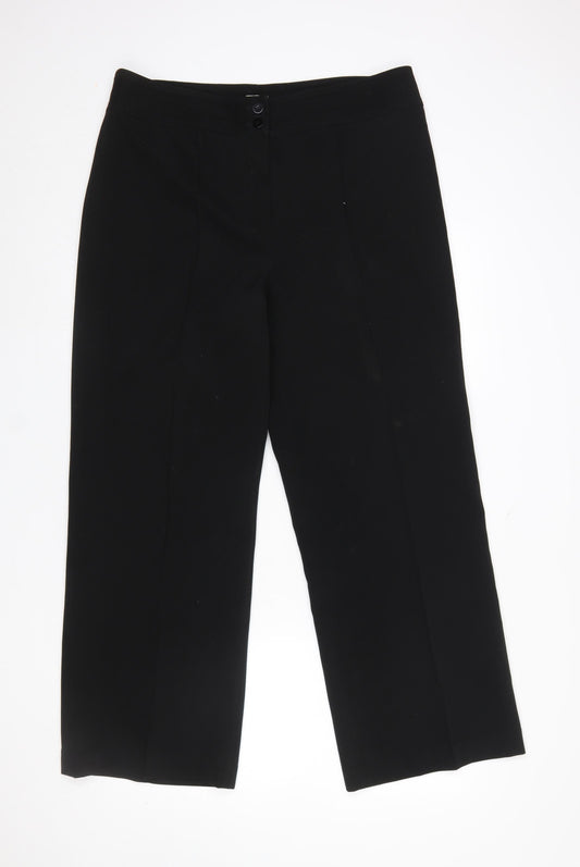 Viyella Women’s Black Wool Blend Dress Pants Size 14