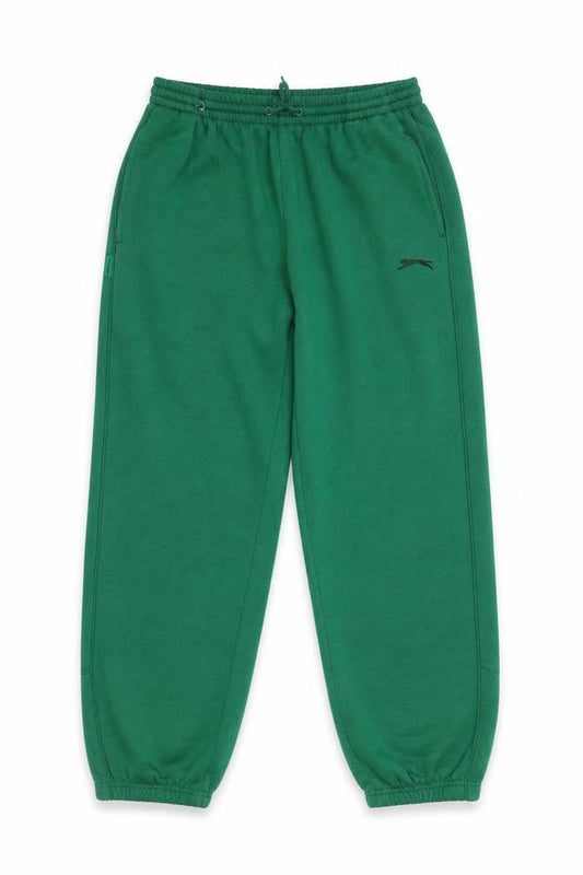 Womens UK Size M Slazenger Regular Fit Sweatpants Green Trousers