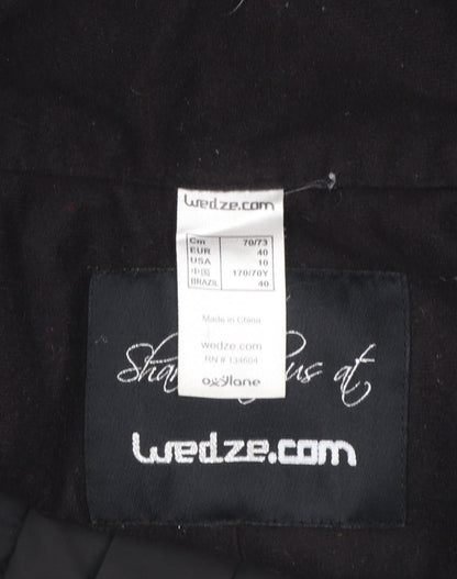 Wedze Womens Black Waterproof Snow Pants Size 12 Insulated Ski Trousers