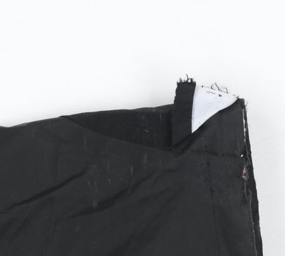 Wedze Womens Black Waterproof Snow Pants Size 12 Insulated Ski Trousers