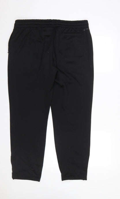 Womens UK Size L adidas Regular Fit Jogger Black Trousers