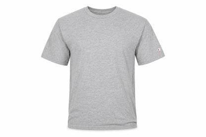 Champion Men's Grey Cotton Crew Neck Short Sleeve T-Shirt Size L
