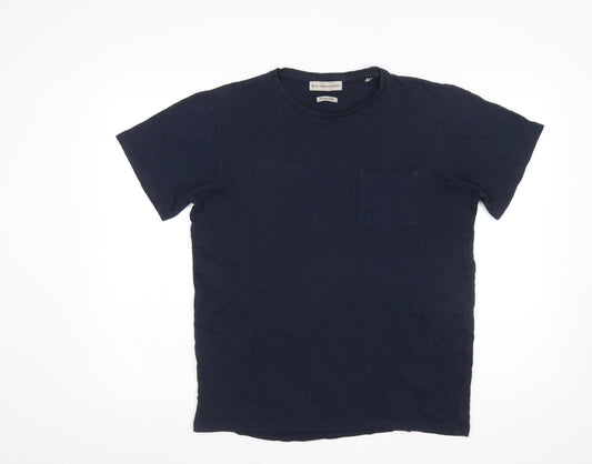 Mens UK Size M By Garment Makers Blue  T-Shirt