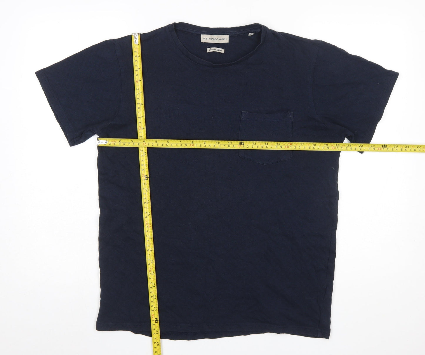 Mens UK Size M By Garment Makers Blue  T-Shirt