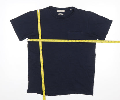 Mens UK Size M By Garment Makers Blue  T-Shirt
