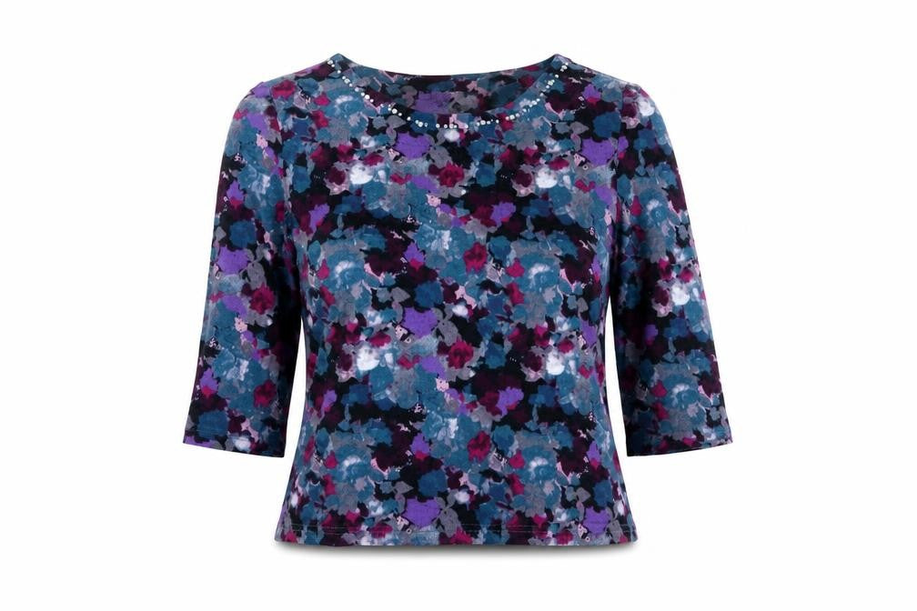 Womens UK Size 12 Honor Millburn Multicoloured Tunic Blouse