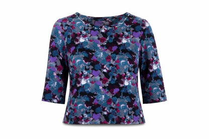 Womens UK Size 12 Honor Millburn Multicoloured Tunic Blouse