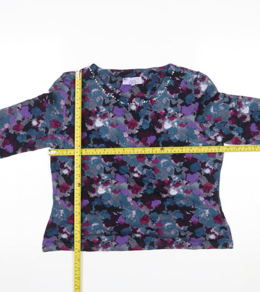 Womens UK Size 12 Honor Millburn Multicoloured Tunic Blouse
