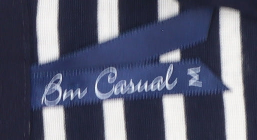 Womens UK Size M Bm Casual Blue Basic Polo
