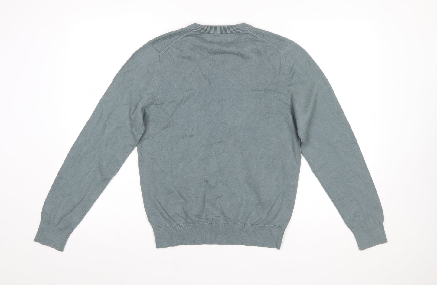 Mens UK Size S Marks and Spencer Grey Pullover Jumper