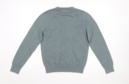 Mens UK Size S Marks and Spencer Grey Pullover Jumper