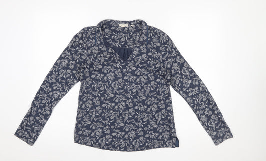 Womens UK Size 8 FatFace Blue Tunic Blouse