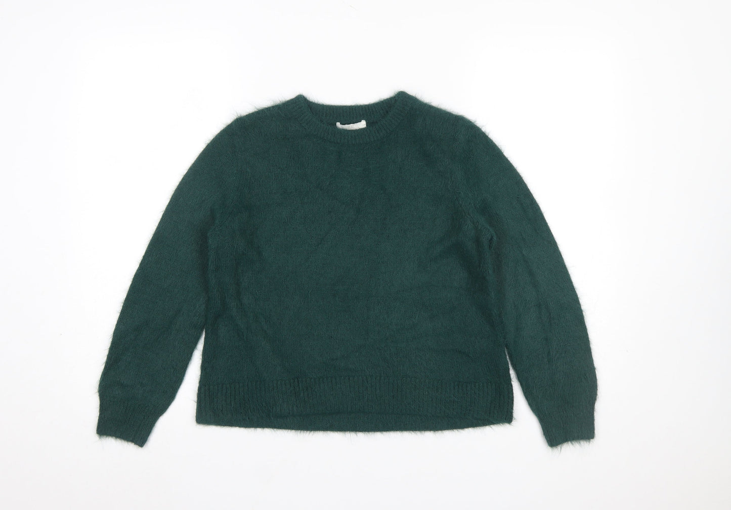 Womens UK Size XS H&M Green Pullover Jumper