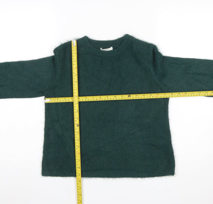 Womens UK Size XS H&M Green Pullover Jumper