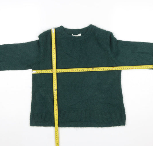 Womens UK Size XS H&M Green Pullover Jumper