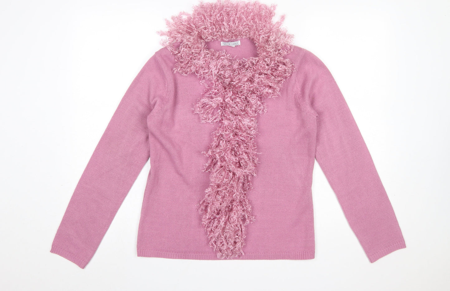 Womens UK Size S South Lodge Pink Pullover Jumper