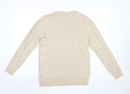 Womens UK Size 12 Collection L Beige Pullover Jumper