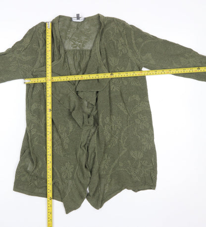 Womens UK Size 12 Laura Ashley Green Cardigan Jumper