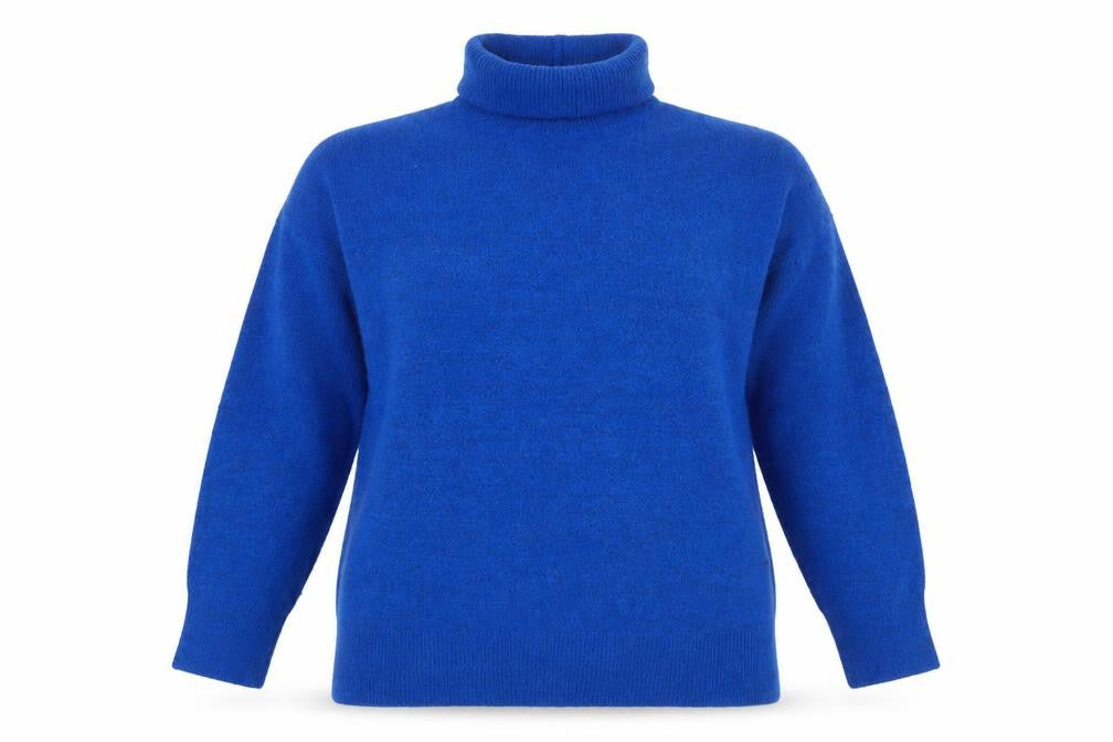 Womens UK Size S Zara Blue Pullover Jumper