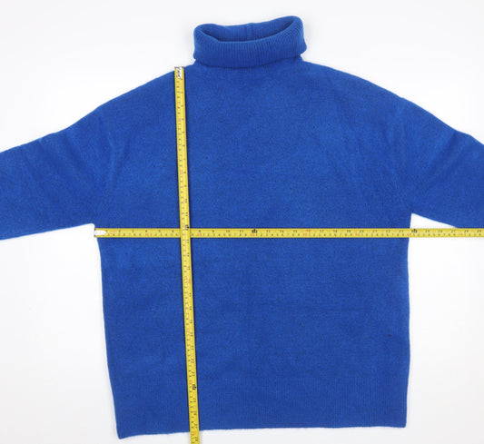 Womens UK Size S Zara Blue Pullover Jumper