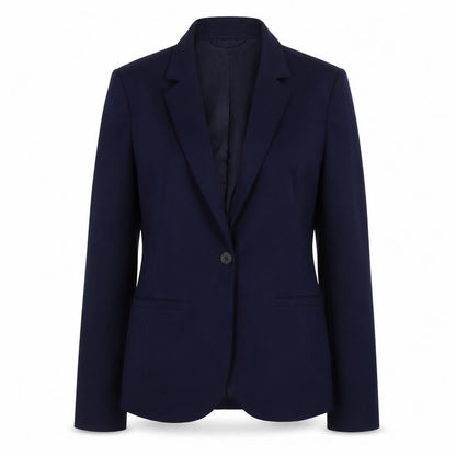 GAP Women's Navy Blue Blazer Jacket Size 10 Slim Fit Single-Breasted
