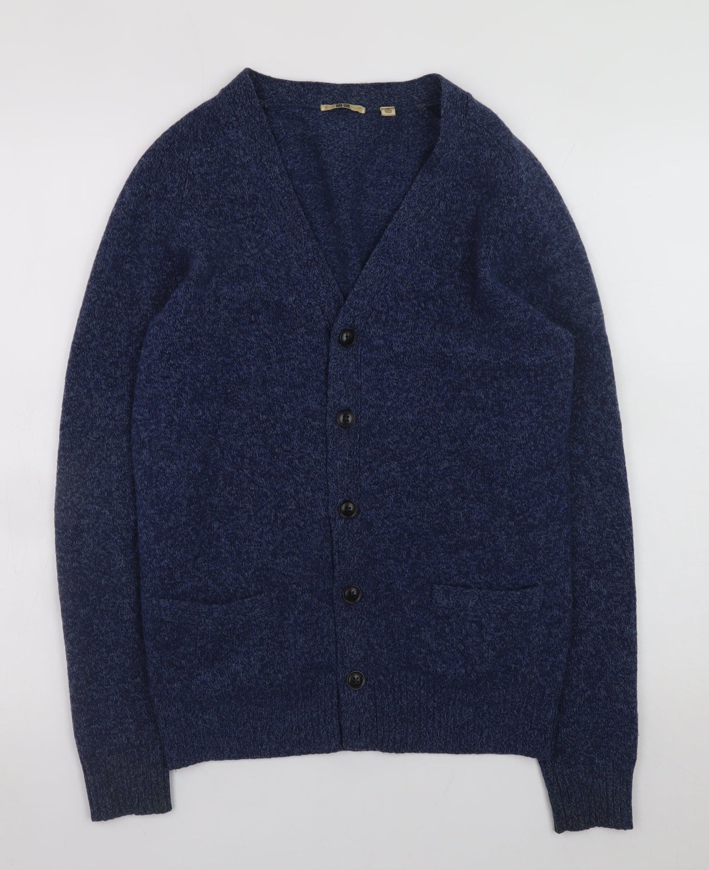 Womens UK Size XS Uniqlo Blue Cardigan Jumper