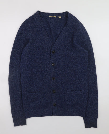 Womens UK Size XS Uniqlo Blue Cardigan Jumper