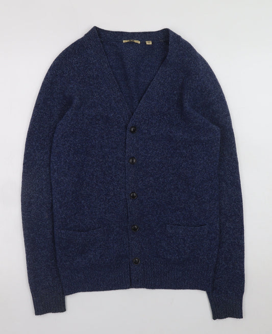 Womens UK Size XS Uniqlo Blue Cardigan Jumper