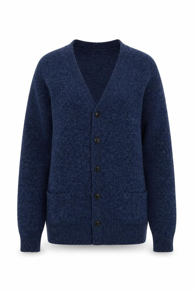 Womens UK Size XS Uniqlo Blue Cardigan Jumper