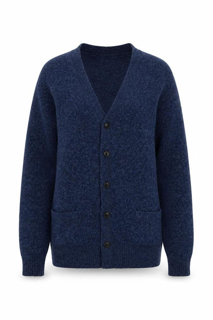 Womens UK Size XS Uniqlo Blue Cardigan Jumper