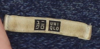 Womens UK Size XS Uniqlo Blue Cardigan Jumper