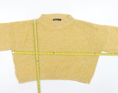 Womens UK Size L Boohoo Yellow Pullover Jumper
