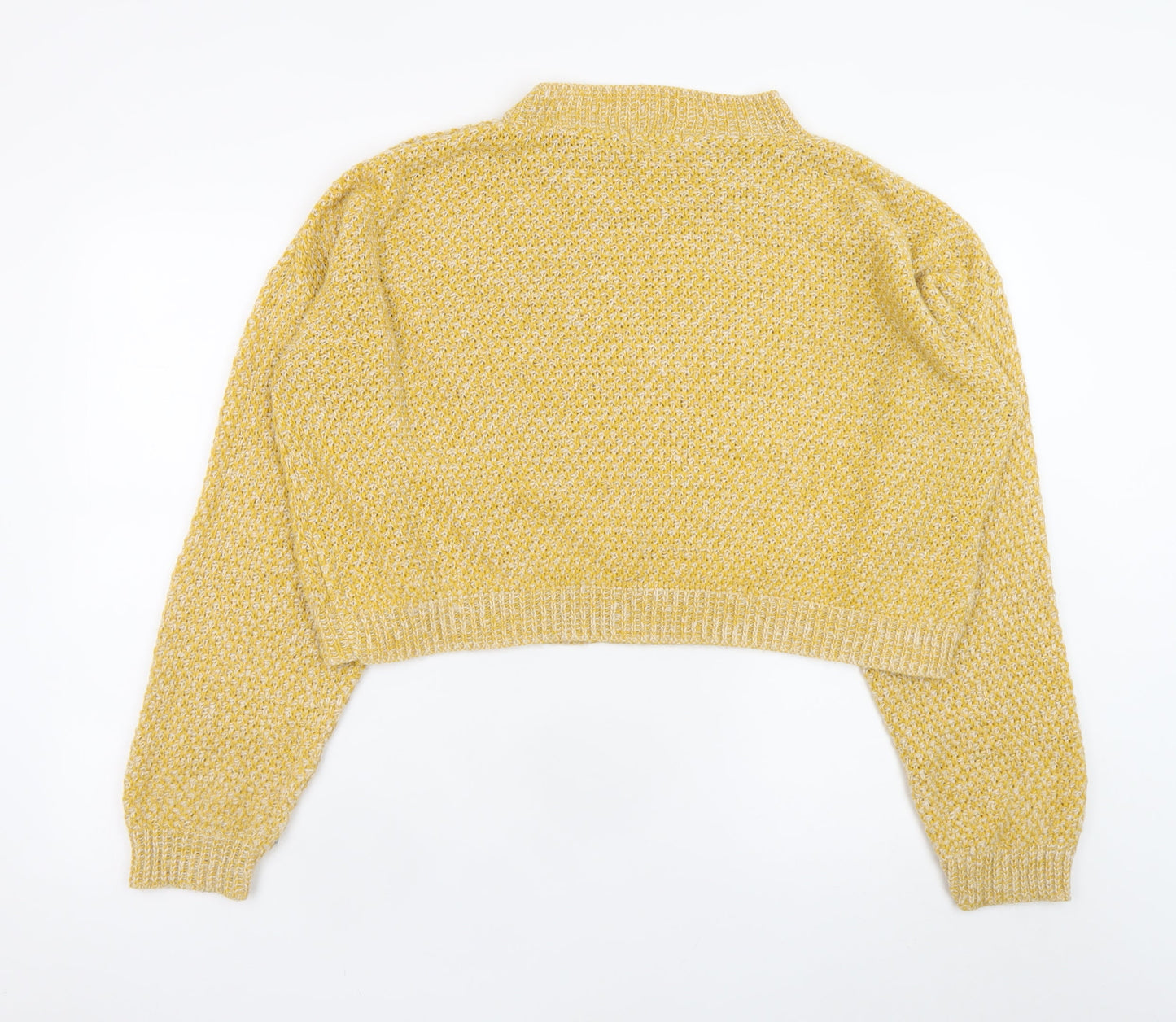 Womens UK Size L Boohoo Yellow Pullover Jumper