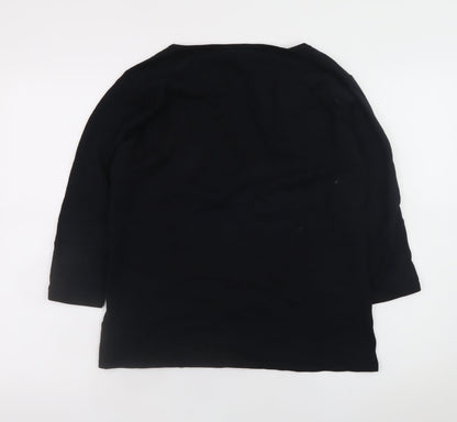 Womens UK Size 10/12 Tigi Wear Black Pullover Jumper