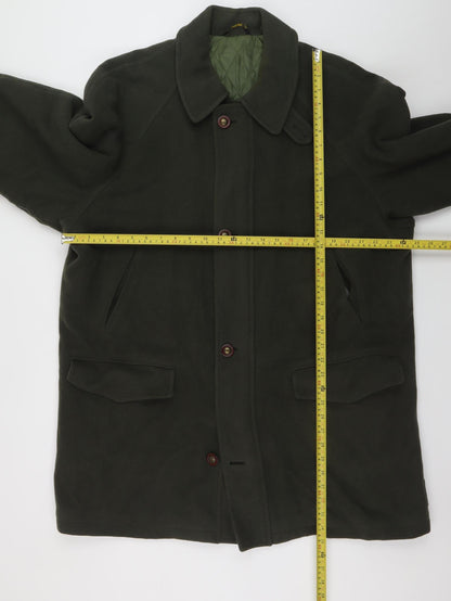 Mens UK Size L House of Fraser Green Overcoat