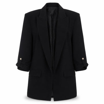 Zara Women's Black XS Classic Mid-Length Blazer Jacket