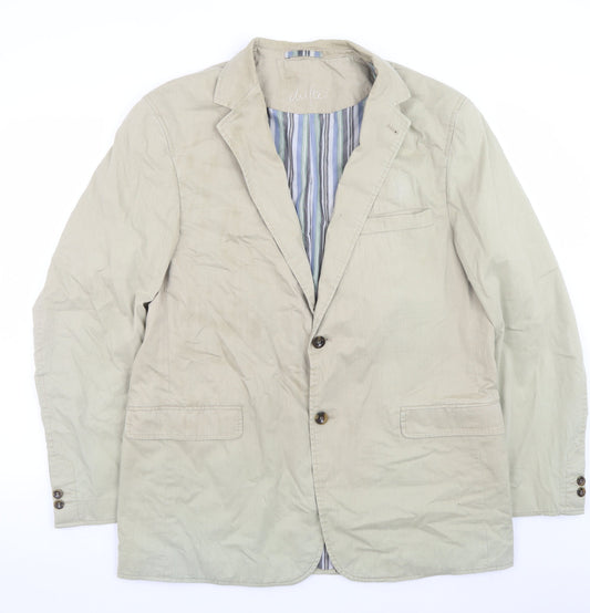 Daniel Grahame Drifter Men's Beige Cotton Blazer 44R Classic Fit