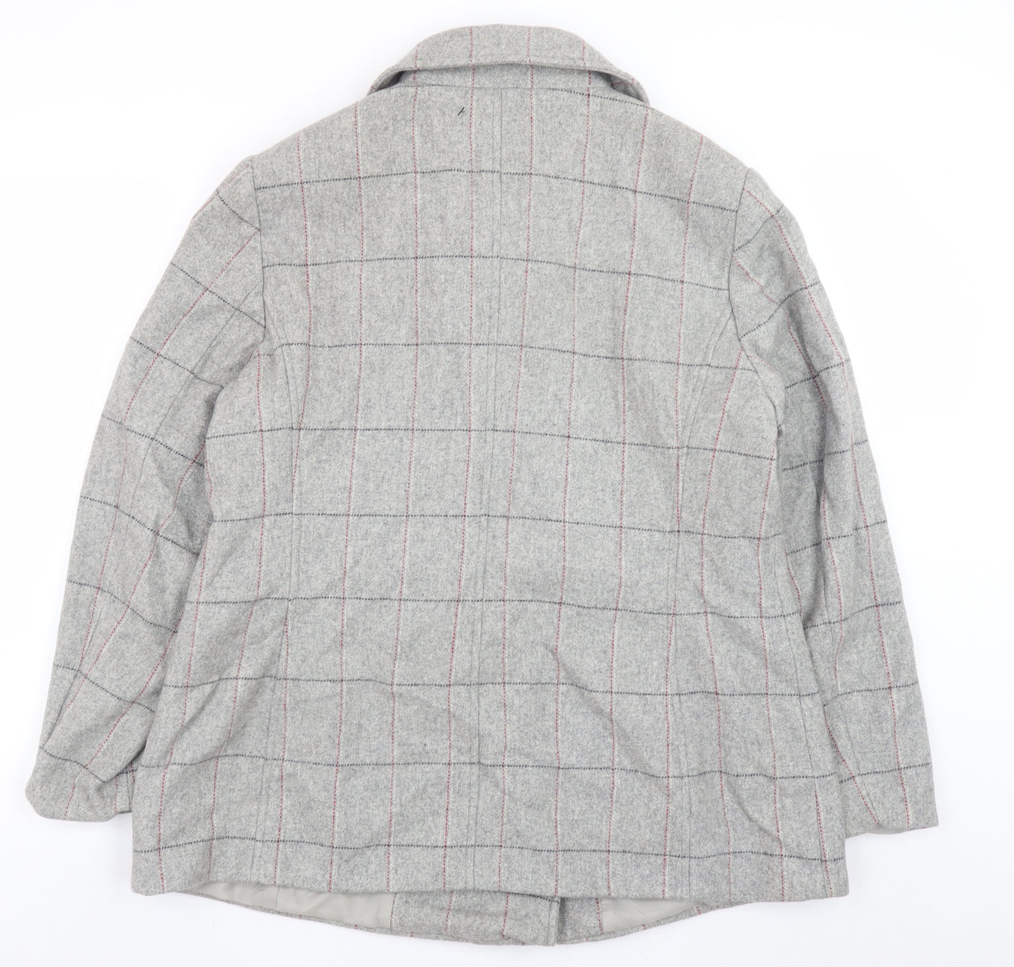 Womens UK Size 16 Marks and Spencer Grey Pea Coat