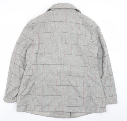 Womens UK Size 16 Marks and Spencer Grey Pea Coat